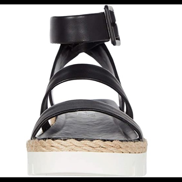 Franco Sarto😀NEW😀Jackson buckle sandal black - Picture 7 of 8